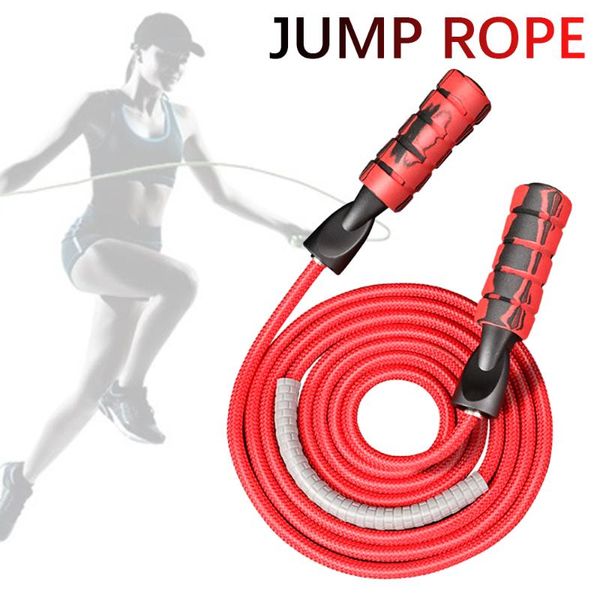

jump ropes adjustable kids sports fitness counting skip rope foam handle skipping wire fitnesss excercise equipment