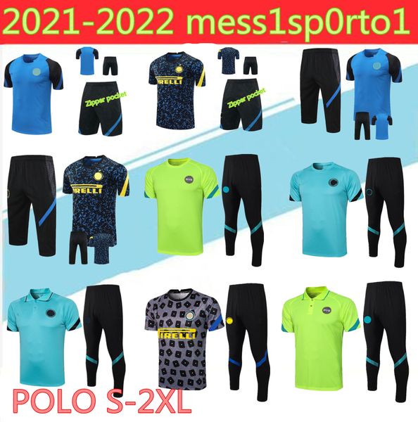 

2021 inter tracksuit soccer short sleeve training suit polo 20 21 eriksen vidal barella hakimi football, Black