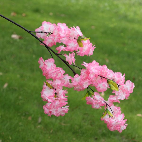 1 Meter lange künstliche Blumen, künstliche Kirschblüten, Blumenstrauß, Hochzeit, Bogen, Dekoration, Girlande, Heimdekoration, Zubehör, 50 Stück