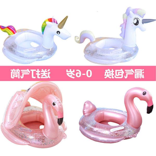 

swimming ring swimming baby's thickened riding circle, 1-3-6-year-old children's inflatable lifebuoy, underarm floating circle