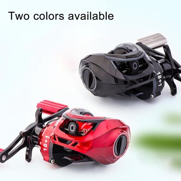 

baitcasting reels metal wear resistance drop wheel double brake fishing line reel spare spool with deep cup shaft high-smooth sealed bearing