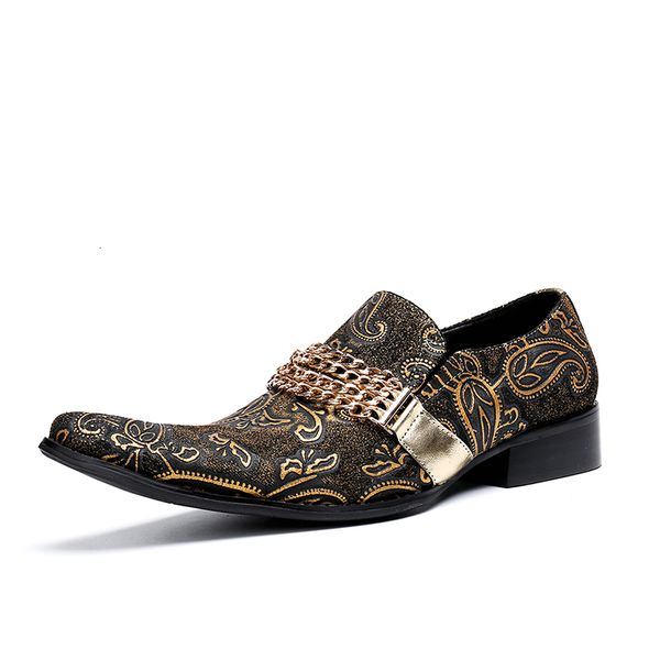 

dress shoes men genuine leather slip on office loafers for medium height elegant slip business wedding party rykv, Black