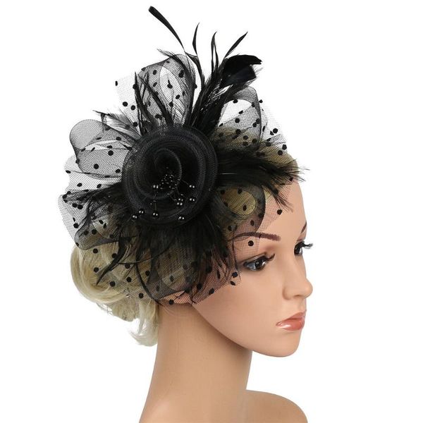 

hair accessories women fashion cosplay headwearhair clip feather wedding casual fascinator great gatsby headband pearl charleston