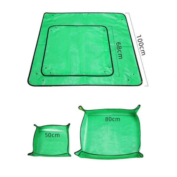 

floor carpet practical multifunctional green bonsai succulent potting tarp for plant waterproof garden accessories planters & pots