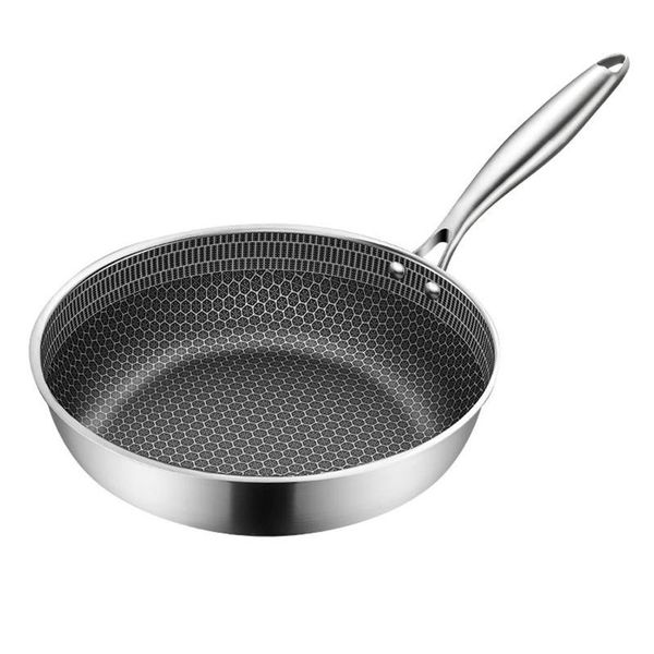 

pans schnesland stainless steel frying non-stick uncoated skillet wok pan