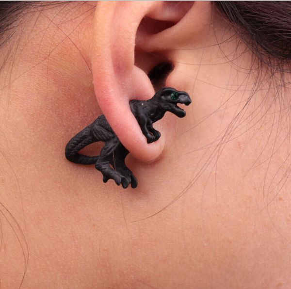 

jewelry version small animal dinosaur fashion personalized puncture earrings