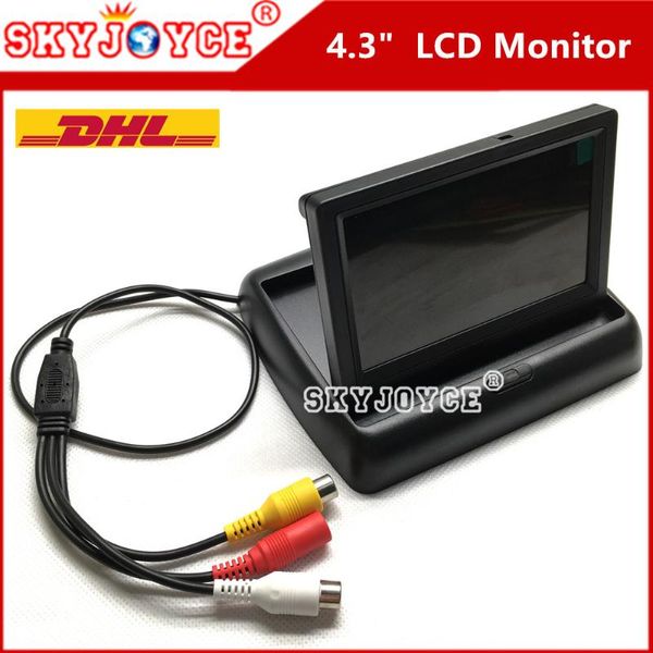 

car rear view cameras& parking sensors 10 x 4.3 inch lcd monitor rearview tft color reverse backup camera 4.3" display screen