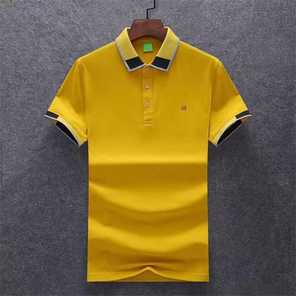 

2021 summer casual mans t shirt mens polos embroidery breathable 100%cotton comfortable man shirts wholesale size m-3xl#05, White;black