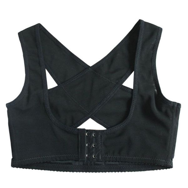 

women's shapers 1pcs women chest posture corrector support belt body shaper corset shoulder brace for health care drop s//l/xl/xxl, Black;white