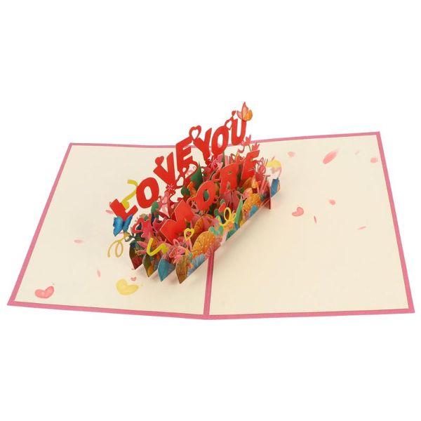 

greeting cards 1 set 3d loving blessing flower design wedding