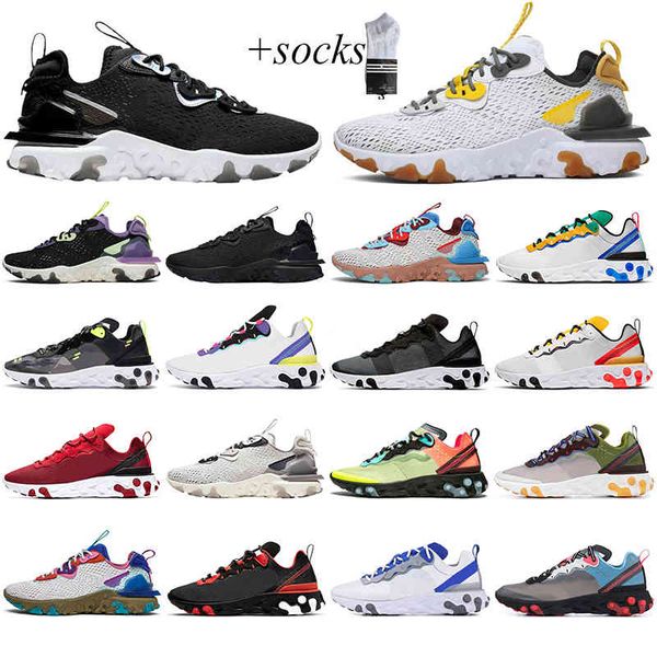 

react element 87 55 boots shoes for men women triple black white desert oasis gravity purple jogging outdoor mens trainers sport sneakers