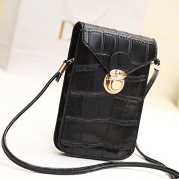

waist bags crocodile pattern small flap messenger bag for ladies 2021 fashion mini cell cellphone pouch pu material