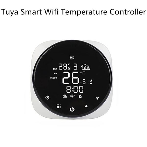 

smart home control thermostat water/electric floor heating/water gas boiler with alexa google for works tuya wifi temperature controller