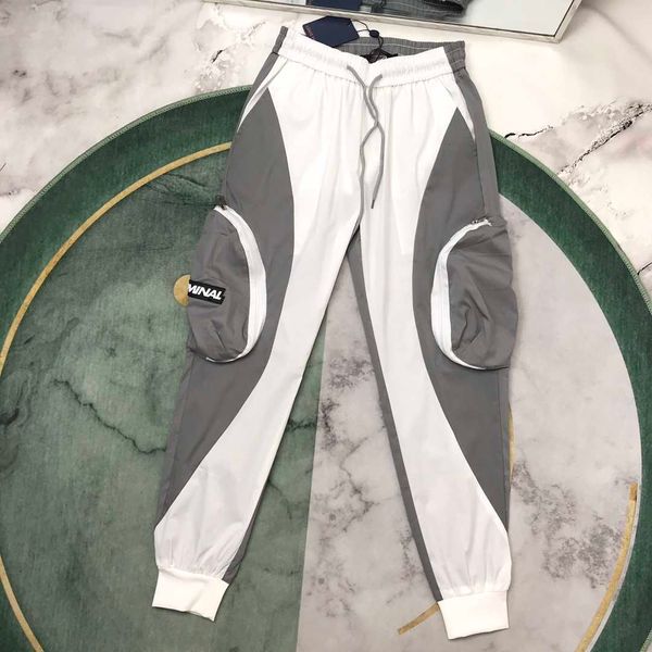 

men's pants 2021 manly pants fine section breathable fabric handcrafted casual style stitching pocket jogging, Black