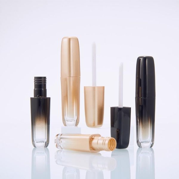 

storage bottles & jars 10/35pcs gradient gold black empty lip gloss tube with wand cosmetic makeup liquid refillable bottle lipgloss co
