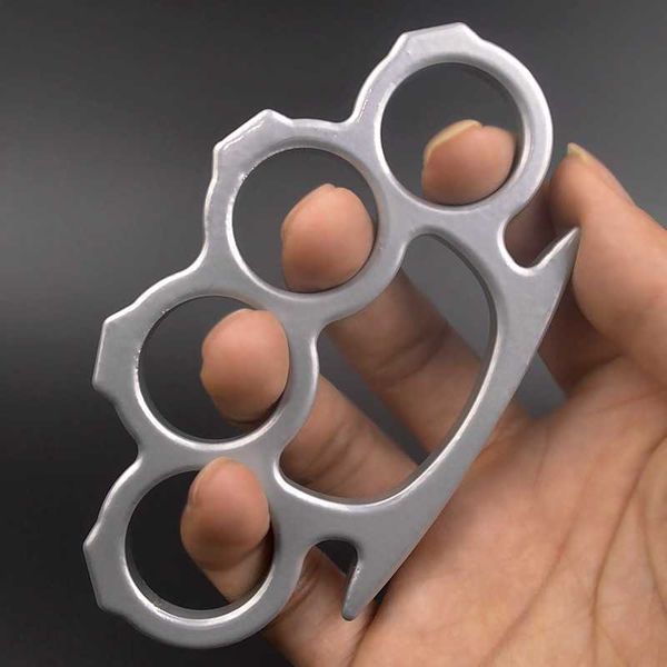 

hand clasp boxing thin black sier grey tiger finger martial arts defense set iron four self equipment 1hvs