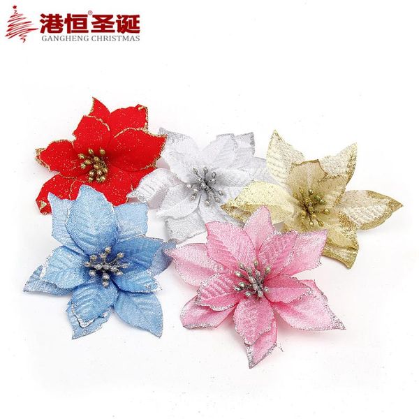 

christmas decorations ornament tree decoration flower 13cm flannel pendant