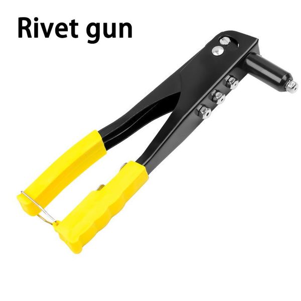 

professional hand tool sets manual riveter gun set with 2.4mm 3.2mm 4.0mm 4.8mm rivet nails for all-steel sturdy structure woodworking tools