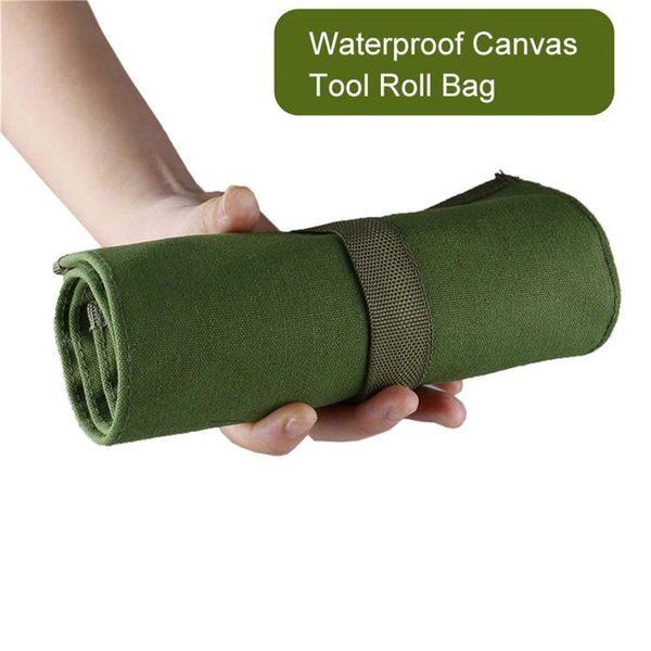 

storage bags garden tool bag water repellent canvas bucket for gardening pouch foldable hardware tools kit