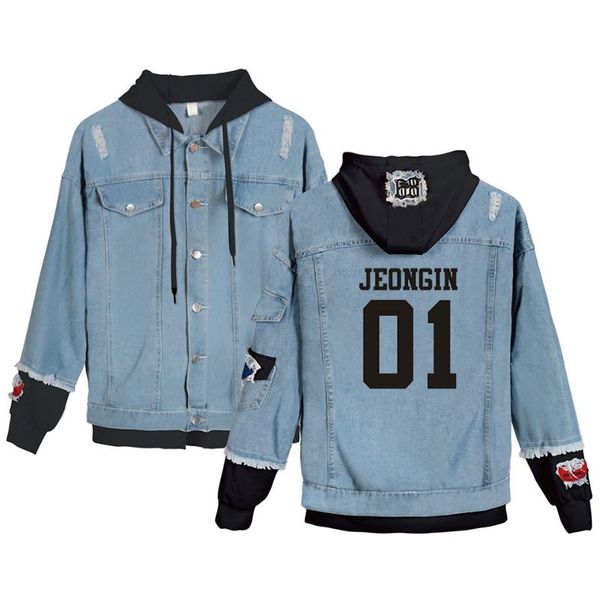 

men's jackets fashion luxury hip hop jacket stray yellow wood men women denim spring autumn casual fake two pieces coat, Black;brown