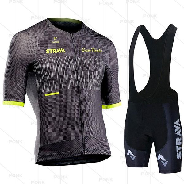 

racing sets strava cycling clothing men summer gel breathable pad mountain bike jersey set quick dry clother suit, Black;blue