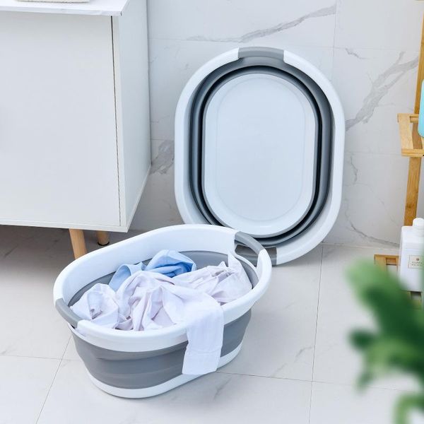 

storage baskets 2021 folding dirty clothes basket laundry bathroom portable
