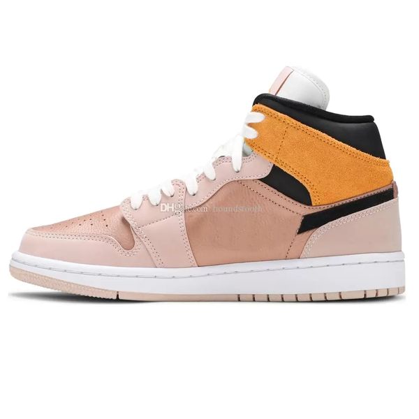 

jumpman wmns 1 mid se particle beige basketball shoes 1s sneakers dd2224 200