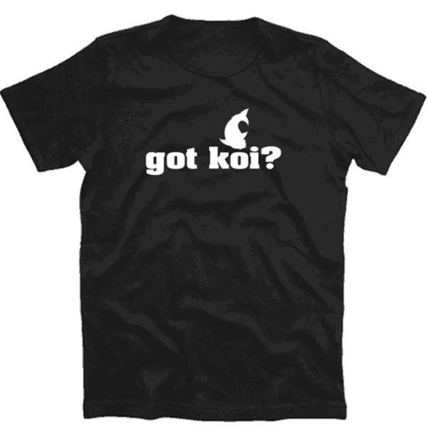 

tengo koi  nishikigoi carpa pescado peces kois estanque camiseta s-xxxl, White;black