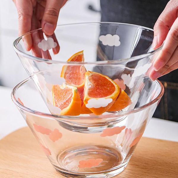 

bowls household japanese simple salad bowl ice cream fruit dessert glass