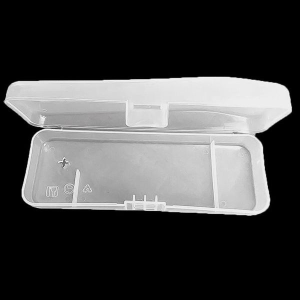 

bathroom storage & organization 1 pcs travel double edge razor box men shaver case accessories transparent holder plastic