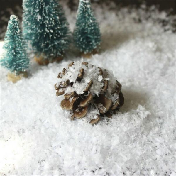 

christmas decorations 50g/bag artificial snowflake iridescent fake snowflakes white snow power for home