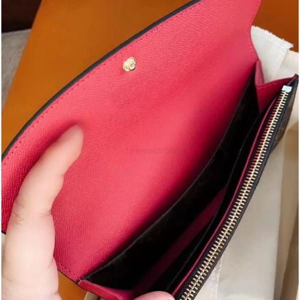

wallet designer wholesale multicolor embossing long leather women card holder women purse classic zipper pocket, Red;black