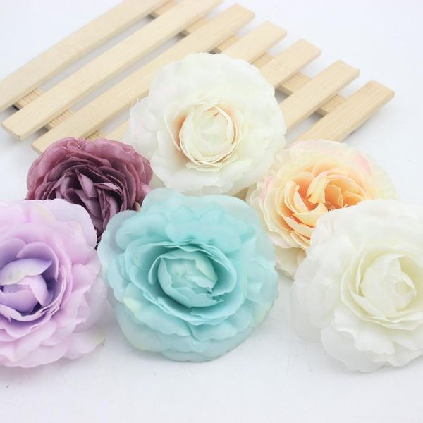 

pcs artificial rose flower wreath simulation clothing decoration hat wedding 3.1 inch / 8 cm decorative flowers & wreaths