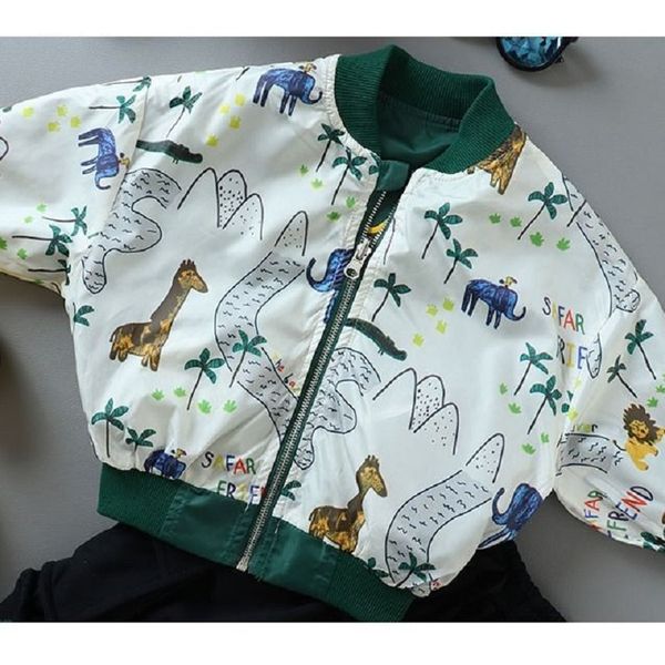 

spring 1-7y children outwear wear both sides jacket for boys fashion cartoon autumn cardigan baby boys coat kids clothes, Blue;gray
