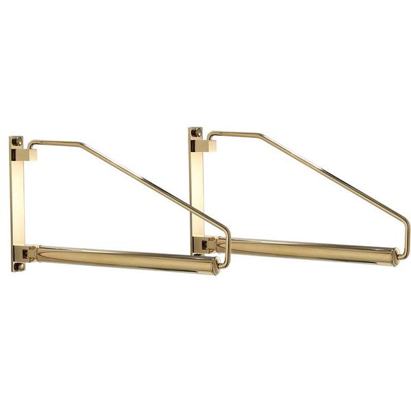

towel racks wall clothing hanger holder folding clothes drying rack brass gold organizer nj70515