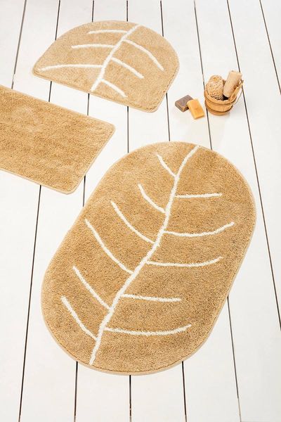 

leaf stone 3-set bath mat 8694545034581 mats