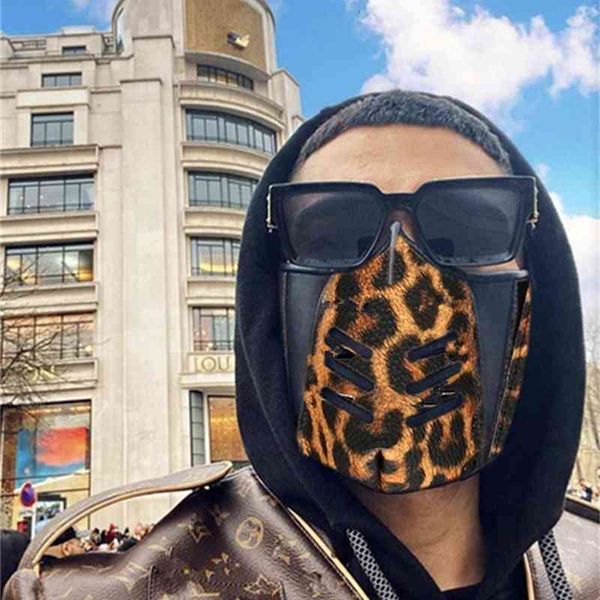 

riding design mask washable reusable mesh red mask space layer leather mask boeu