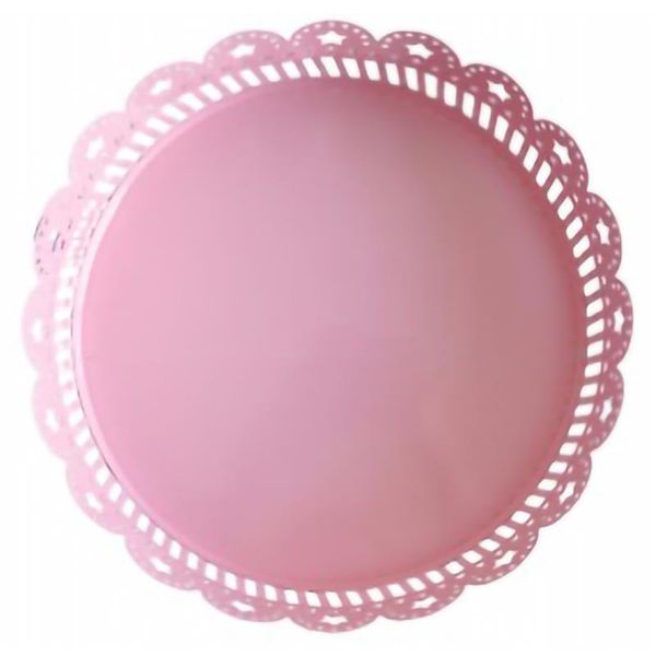

kitchen storage & organization sweetgo pink crown round tray push cake stand hollow out star plate decorating tools candy bar holders