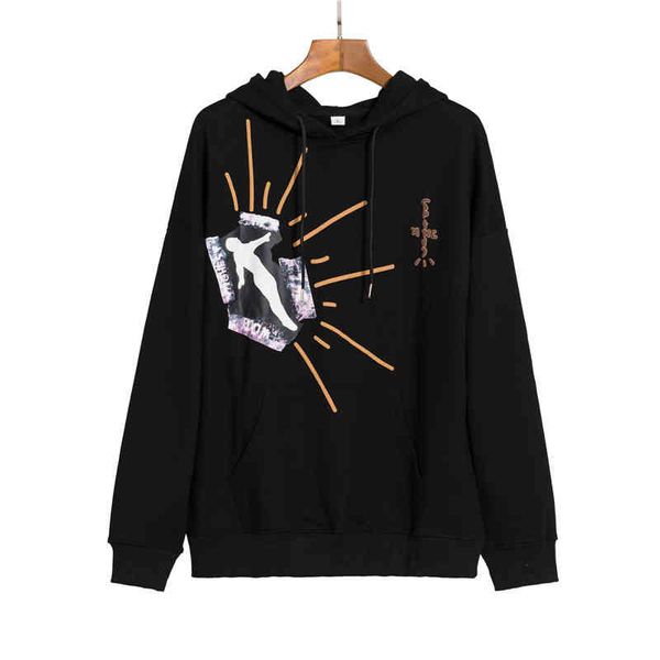 

men's hoodies & sweatshirts scott 21ss travis mens womens designers fashion men hoodie autumn winter long sleeve hooded pullover clothe, Black