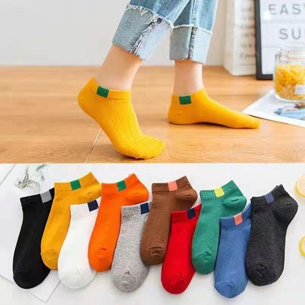 

men's socks [5 pairs] boat autumn and winter thin shallow mouth low odor proof sports stockings, Black