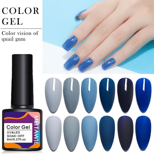 

dark blue matte coat color uv nail gel polish semi permanent soak off led art diy design1, Red;pink