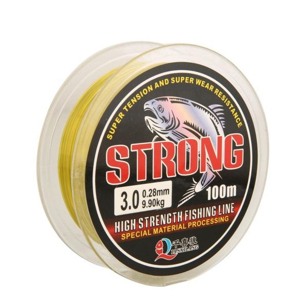 

100m/109 yard fishing line nylon corrosion resistant freshwater saltwater wire outdoor professional accessories braid