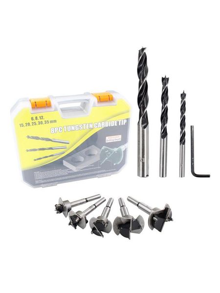 

professiona electric drills woodworking drill bit hexagonal shank three-point inclined hole special hardwood woodworkingtool