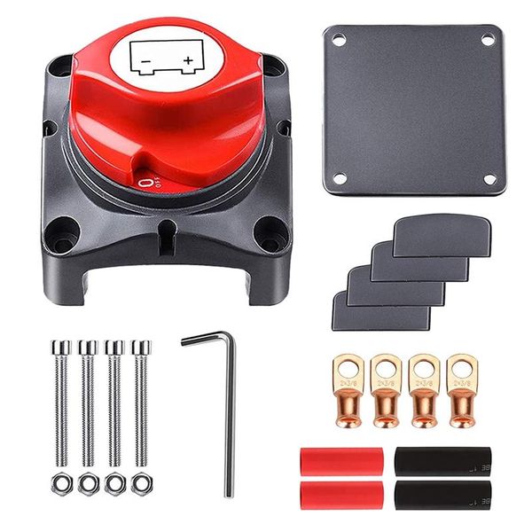 

parts 12v 24v 48v battery disconnect switch, rv master isolator cut off switch for marine boat car truck camper trailer