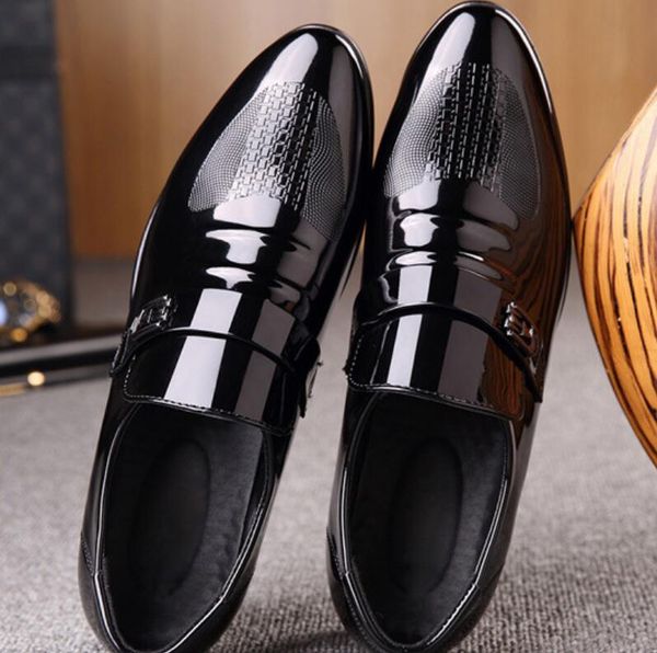 

2022 casual-shoes oxfords-cow plus-size men's spring brand fashion classic, Black