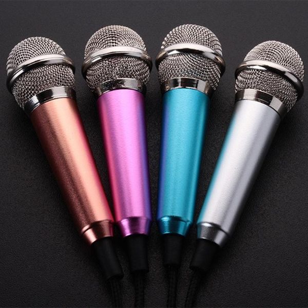 

jack 3.5mm studio lavalier professional wired microphone handheld mic karaoke universal k singing for mobile pc microphones