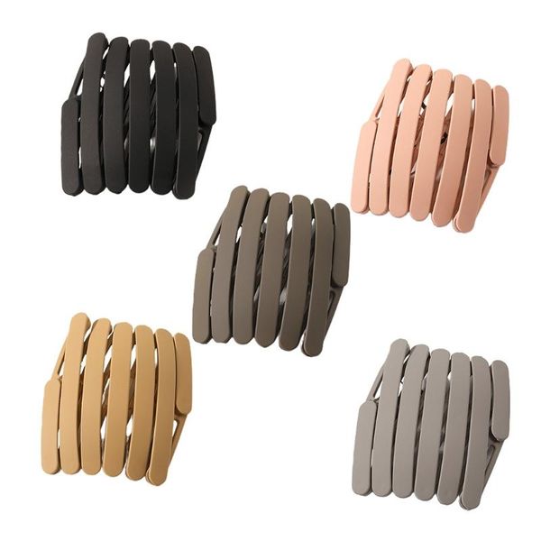 

hair accessories foldable hoop matte color non slip hairband headband with tooth