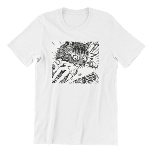 

men's t-shirt tomie junji ito men anime cartoon design tee shirt homme summer short sleeve 97336 t-shirts, White;black
