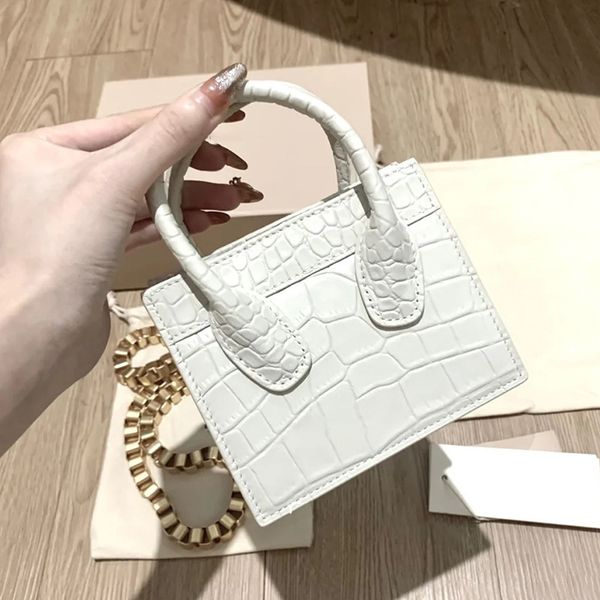 

fashion small crocodile pattern women's crossbody pu leather handle handbags women messenger s mini shoulder bag c0508