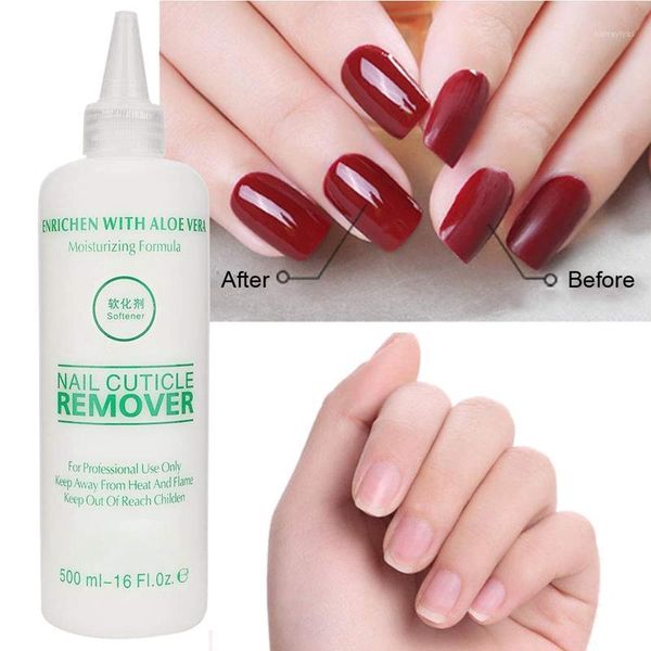 

manicure nail cuticle softener dead skin removal softening art tool1, Silver;gold
